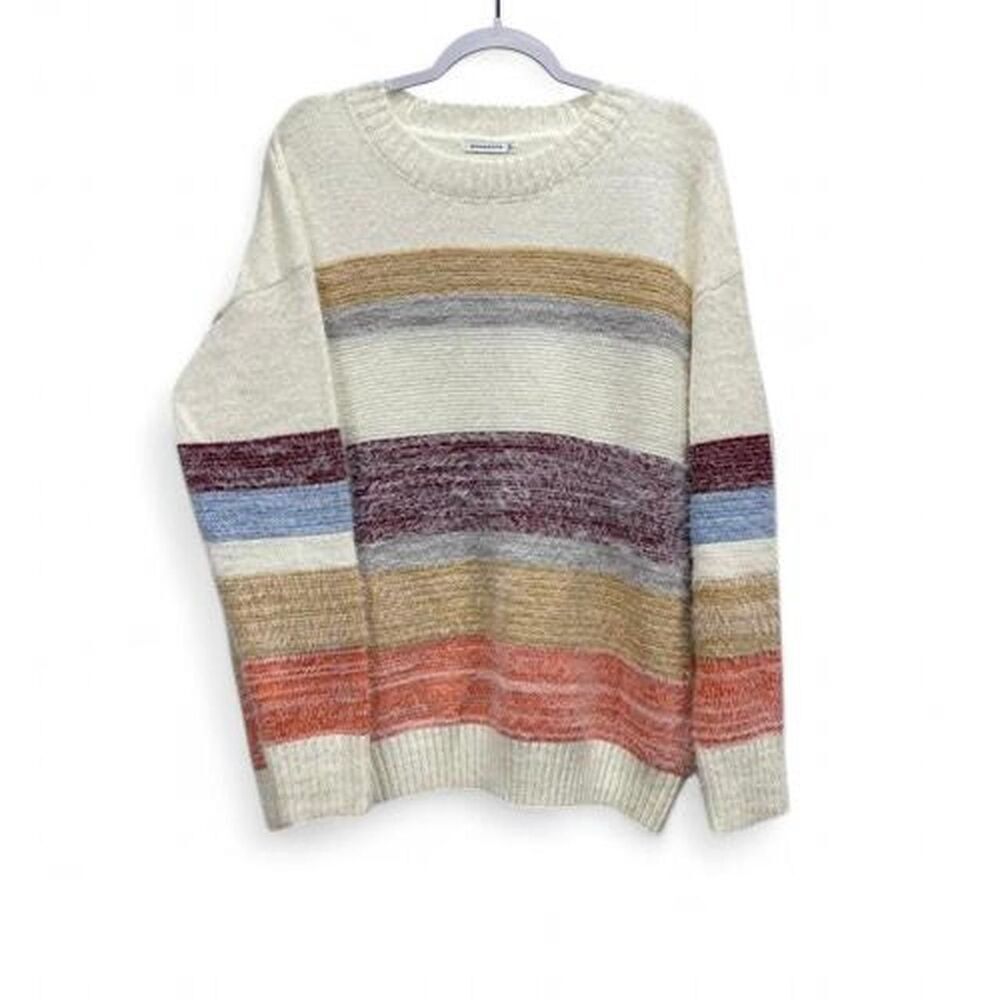 Anthropologie Staccato SuperSoft Striped Sweater | Multicolored | M | Oversized